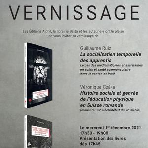 Vernissage des éditions Alphil