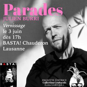Julien Burri  vendredi 3 juin dès 17h chez Basta! Chauderon
