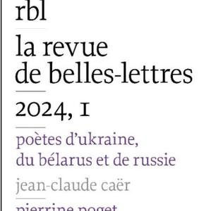 Rencontre et lectures autour du nouveau numéro de la Revue des Belles-Lettres