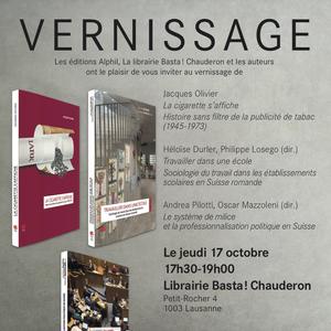 Vernissage des Éditions Alphil