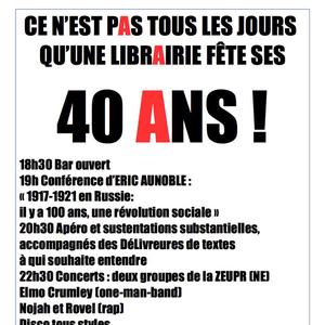 40 ans de Basta! - 13 octobre - Pôle Sud