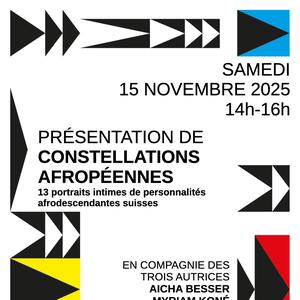 SAMEDI 15 NOV 14h - Constellations afropéennes