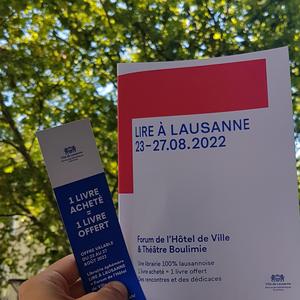 Festival Lire à Lausanne 2022 - Du 23 au 27 août 