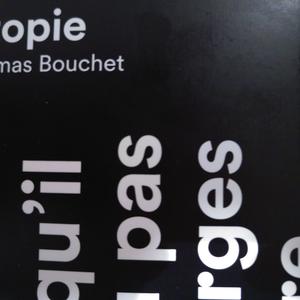 Thomas Bouchet, "Utopie", Anamosa, coll. Le mot est faible, 2021